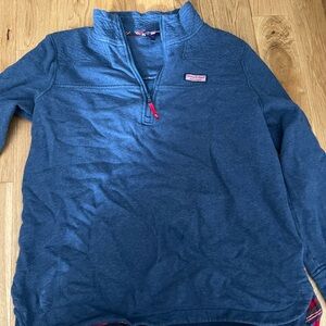 Vineyard Vines Blue Half-Zip Pullover